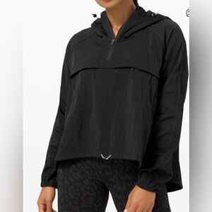 Lululemon Seek Vistas 1/2 Zip Jacket M/L Black